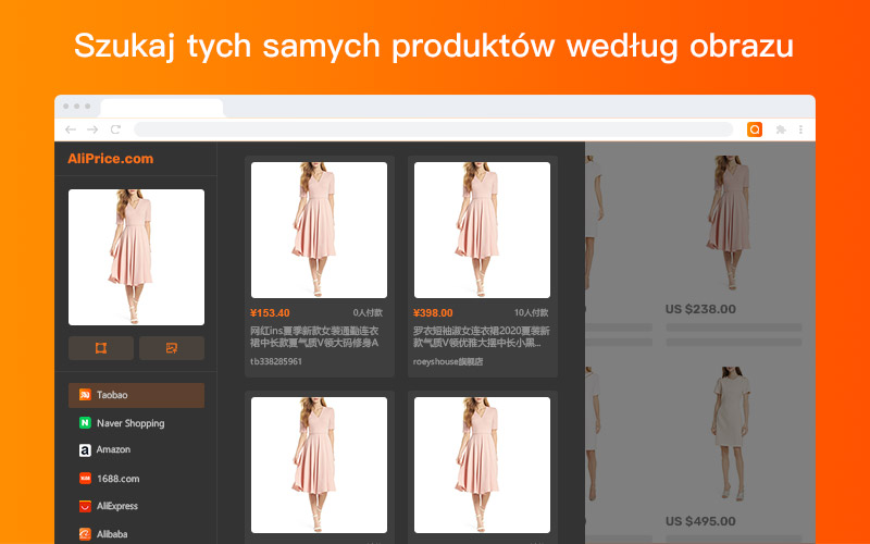 Wyszukiwanie Taobao według obrazu